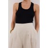 CODY NATURAL WIDE LINEN PANT