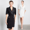 Temperament Commuter Short Sleeve Suit Dress