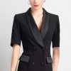 Temperament Commuter Short Sleeve Suit Dress