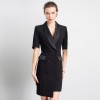 Temperament Commuter Short Sleeve Suit Dress