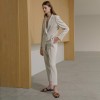 Women's Commuter Fashion Double Breasted Suit Two Piece