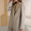 Women's Commuter Fashion Double Breasted Suit Two Piece