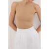 OWEN TAN BOAT NECK TOP