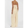 ZAHARA LEMON LINEN FRINGED PANT