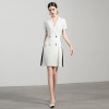 Commuter Temperament Waisted Suit Dress