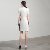 Commuter Temperament Waisted Suit Dress