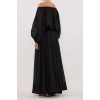 LAYNE BLACK RAMIE MAXI SKIRT
