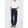 CALEB INDIGO BARREL LEG JEAN