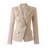 Plaid Temperament Commuter Suit Jacket