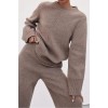 CLEMENCE CHOC MARLE KNIT PANT