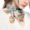 Silk hand feel small square scarf