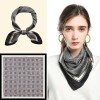 Silk hand feel small square scarf
