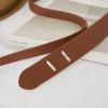 Women's Fashion Personality Two Tone Metal Buckle Belt Belt