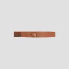 Women's Fashion Personality Two Tone Metal Buckle Belt Belt