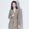 Winter New Woolen Waist Slim-fit Suit and Short Skirt Two-piece