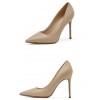 Women's pointed toe professional commuter high heels - Black