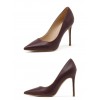 Women's pointed toe professional commuter high heels - Black