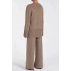 CLEMENCE CHOC MARLE KNIT PANT