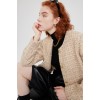 Ladies Cropped Wool Tweed Jacket