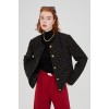 Ladies Cropped Wool Tweed Jacket