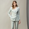 Fashionable Temperament Commuter Mint Green Suit Two-piece