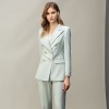 Fashionable Temperament Commuter Mint Green Suit Two-piece