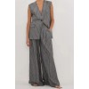 OLLIE SLATE STRIPE WIDE LEG PANT