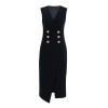 Temperament Commuter Sleeveless Suit Dress