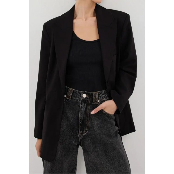 HARLEY BLACK OVERSIZED BOYFRIEND BLAZER