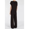 MABLE BITTER CHOC KNIT PANT