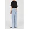 ARCHIE BLUE HIGH RISE RIPPED JEAN