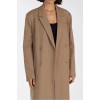 CELINA TAN WOOL BLEND COAT