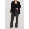 RYAN BLACK CROPPED BLAZER