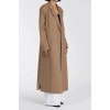 CELINA TAN WOOL BLEND COAT