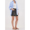 MASON WASHED BLACK DENIM MINI SKIRT
