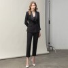Women Fashion Business Suit and Pant Trousers Two-piece