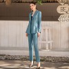 Women's Temperament Commuter Blue Suit Two-piece