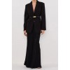 CHARLI BLACK SATIN MAXI SKIRT