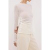 NICO OFF WHITE MERINO KNIT TOP