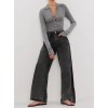 JANE SILVER MARLE MERINO POLO TOP