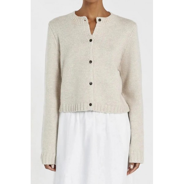 FOSTER CHALK KNIT CARDIGAN