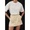 EVA LEMON LINEN SKORT