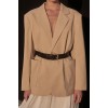 LOUIE NATURAL PATCH POCKET BLAZER