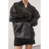 MARGOT BLACK LEATHER JACKET