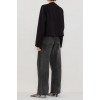 RYAN BLACK CROPPED BLAZER