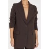 ELLE DARK CHOCOLATE BLAZER