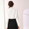 Women's Professional OL Bow Long Sleeve Shirt