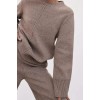 CLEMENCE CHOC MARLE KNIT JUMPER