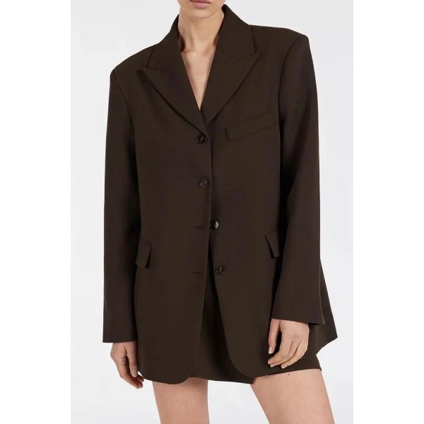 LIV BITTER CHOC BOYFRIEND BLAZER