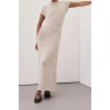 LEO CHALK KNIT MIDI DRESS